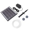 Solar Oxygen Pump 10V 6W Shockproof Small Lightweight Solar Water