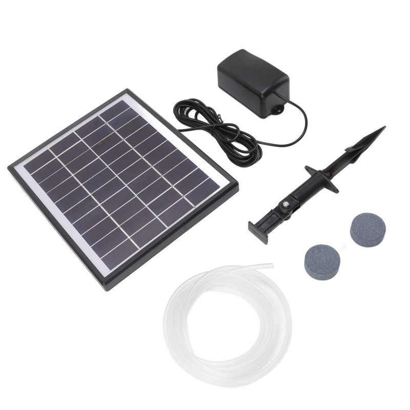 Solar Oxygen Pump 10V 6W Shockproof Small Lightweight Solar Water