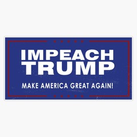 Impeach Trump MAGA Sticker Vinyl Bumper Sticker Decal Waterproof 5"