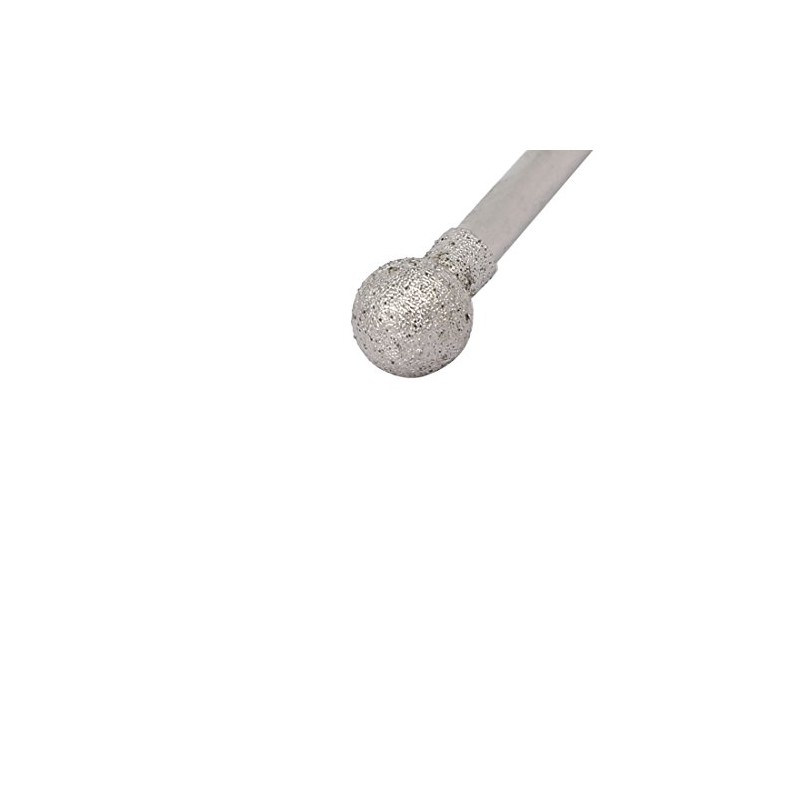 Sourcingmap 2.35mm Shank 5mm Dia Diamond Head Ball Shaped Grinding