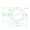 2-Bolt 3" / 76mm Exhaust Flange Connection Kit | Exhaust