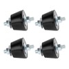 WeCooper Rubber Studs Shock Absorber M8 40x26mm 4 Pack Anti