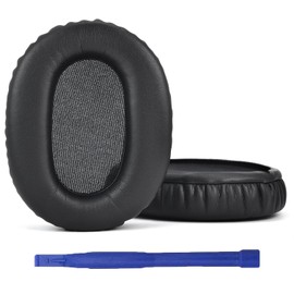 Adhiper WH-CH700N/710N/720N Replacement Earpads Earmuffs with Protein Leather Memory Foam Ear Cushion Compatible with Sony WH-CH700N/710N/720N Headphones(Black)