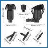 A ABSOPRO Front Windshield Washer Nozzles Fit for Jeep Grand