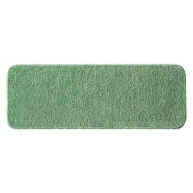 MIULEE MIULEE 1 x Rectangular Bath Mat for Shower Non-Slip Soft Comfortable Tabis Absorbent Soft Microfibre Toilet Bath Mat 45 x 120 cm Green