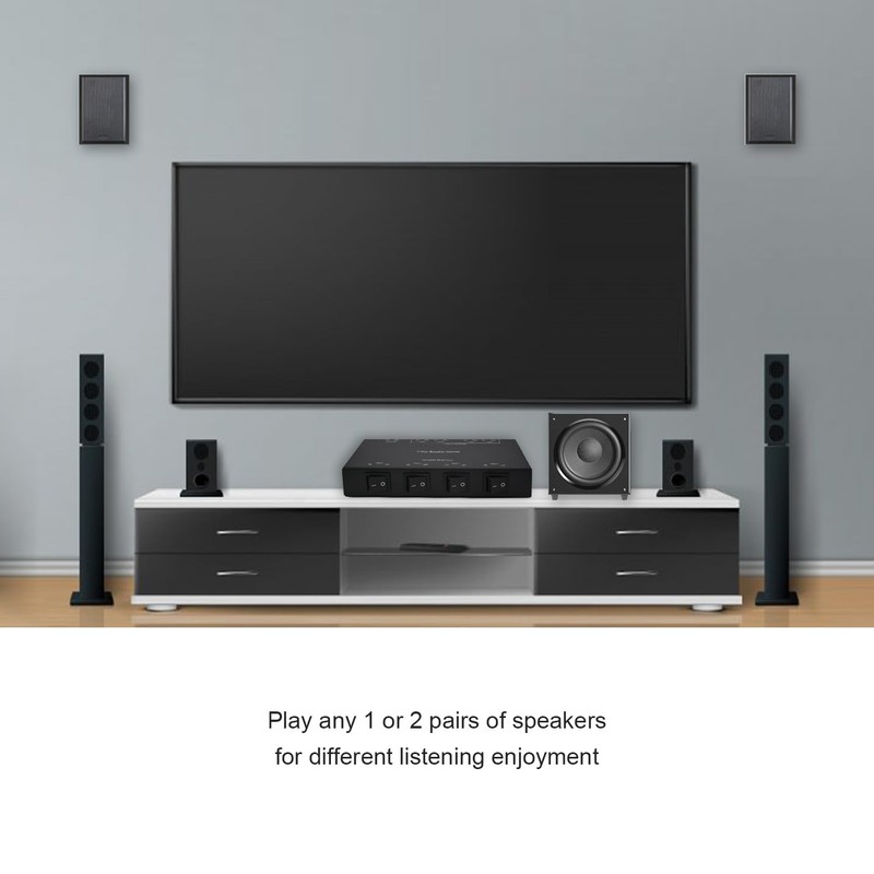 ADWITS 4 Channel Passive Speaker Selection, 4 Zone Sound Distributor