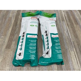 Simply Conserve LOT OF 2 Simply Conserve Energy Saving 7-Outlet Advanced Power Strip for TVPC