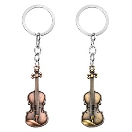 Violin Keychain Music Keychains for Men Women Musical Instruments Keychain Violin Gifts for Girls Boys