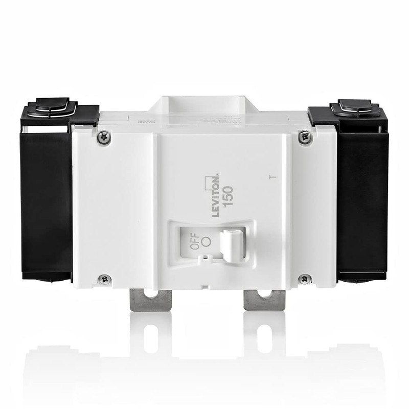Leviton 150A 2-Pole Main Circuit Breaker, Thermal Magnetic, LM150-T, White