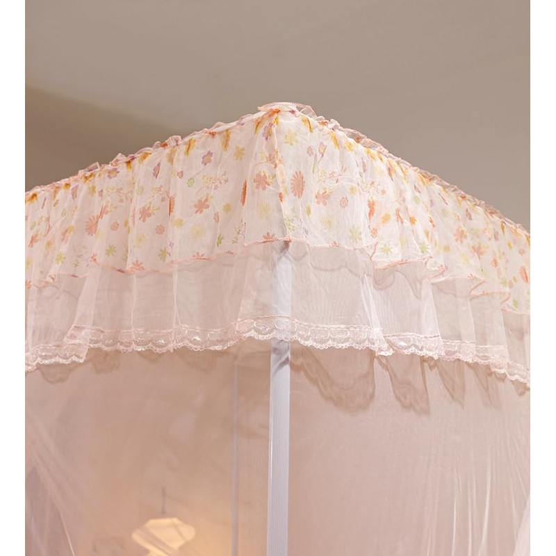 naturetalk Bed Canopy, Princess Bed Curtain Net for Girls &