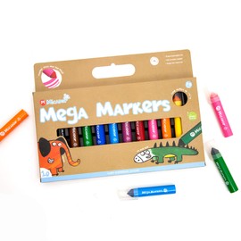 Micador jR. Mega Markers, 10-Colors