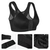 Lemorosy Front Closure Full Coverage Posture Bra Wireless Back Support
