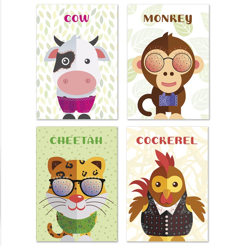 abeec Mosaic Sticker Art Set