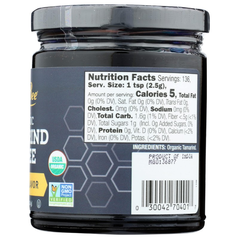 GloryBee, Tamarind Puree Organic, 12 Ounce