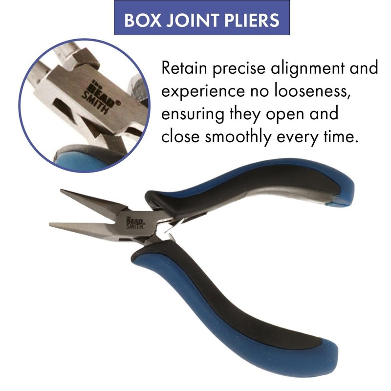 The Beadsmith Ergonomic Chain Nose Pliers – 5 inches (127mm)