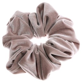 VingTAINE HS-64 Volume, Velour Scrunchie, Hair Accessory, brown (mocha)