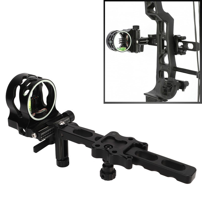 5 Pin Bow Sights Long Bar Archery Compound Bow Sight