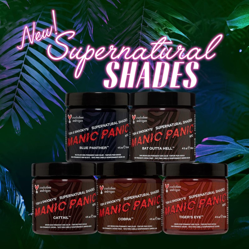 MANIC PANIC SuperNatural Hair Dye Blue Panther