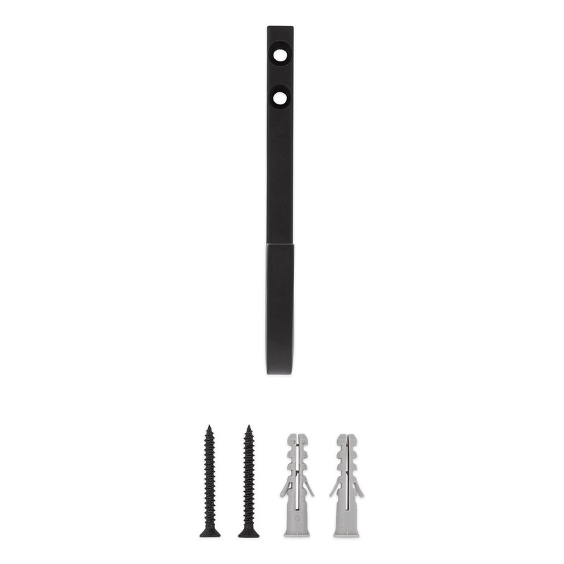 National Hardware N337-903 Reed Multi-Purpose Hook, 4", Matte Black