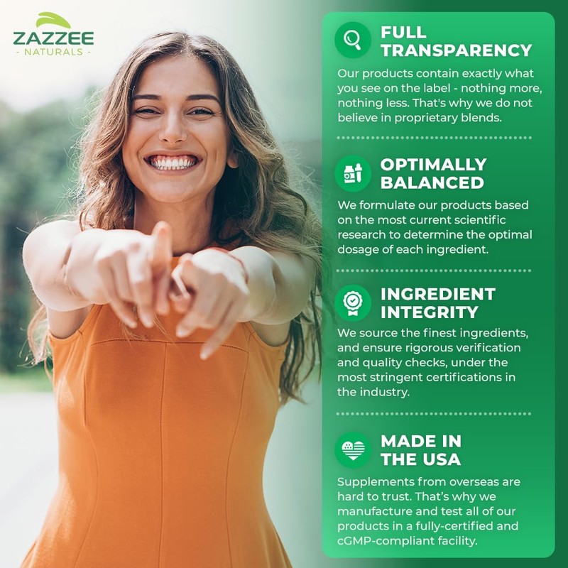 Zazzee Citrus Bergamot 25:1 Extract 1200 mg, 40% Polyphenolic Flavanones,