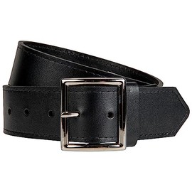 Champro Men's Umpire Leather Fibre Belt High Bonded Leather, black