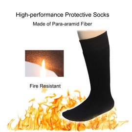 JEYILKIT Fire Resistant Socks, Heat & Flame & Fire Proof Welding Socks, Fire Retardant Kevlar-Socks for Welders, Firefighters, Industrial Workers, Auto Racing Military - Welder Gifts for Men Dad