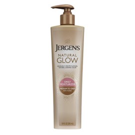 Jergens Natural Glow Self Tanner Body Lotion, Sunless Tanning, Medium to Deep Sk