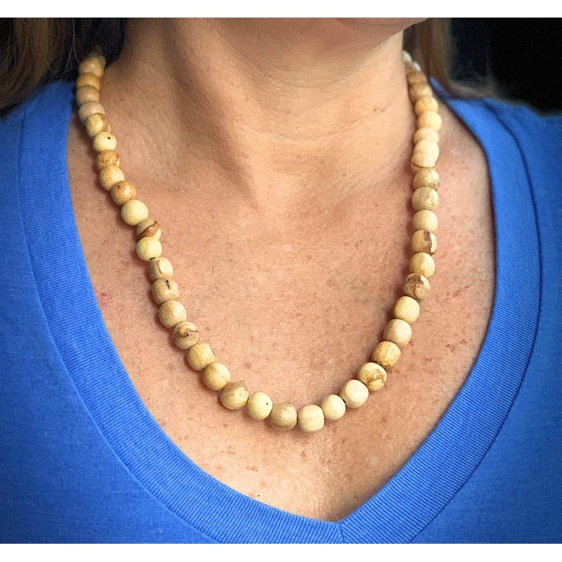 palo Santo Wood Necklaces Hand-Crafted Made holy Wood Meditation Relaxation