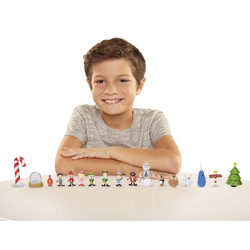 Jakks Holiday Elf Advent Calendar, Enjoy 24 Days of Fun
