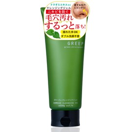 GREEP Cleansing Gel Makeup Remover [W Face Wash Necessary, Eyelash Can Be Applied] Large Capacity, 7.8 oz (220 g), Made in Japan