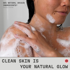 cleanjourney Body Wash, EWG Verified Shower Gel with Niacinamide and Glycerin, Clean Ingredients, Vegan, Energizing, Citrus Zing, 12 Fl Oz