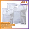 Bag Market | 100 x White Patch Handle Plastic Carrier