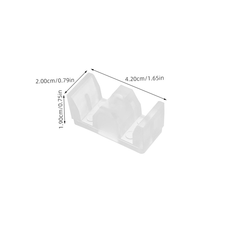 Operitacx 6pcs Collision Block Pads for Glass Shower Installation Stops