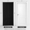 RYB HOME Magnetic Thermal Insulated Door Curtain for Winter Made