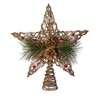 Kurt Adler 11-Inch Natural Star with Pinecones Treetop
