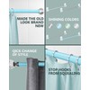 TidyFriend Shower Rod Cover, 58" Shower Curtain Rod Cover, Protective