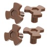 Zerodeko 4 Piezas Accesorios microondas acoplador del plato giratorio del