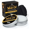 MEKER Mink Oil for Leather Boots Leather Conditioner and Cleaner
