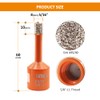 Dry Diamond Core Drill Bits,BGTEC 2pcs 5/16" 8mm Diamond Hole
