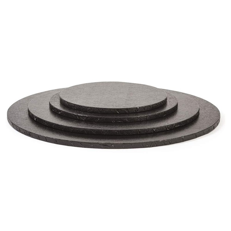 Decora 0931760 Sottotorta Tondo Nero Ø 25 X H 1,2