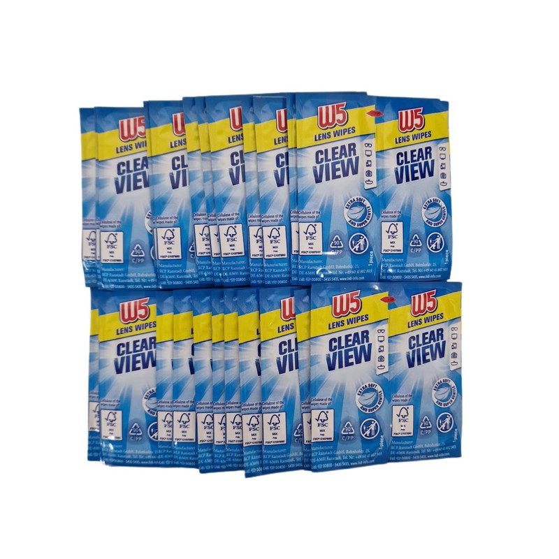W5 Cleaning Wipes Multi-Purpose Cleaning Wipes for Glasses, Cameras, Binoculars,