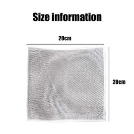 BGENHPON Multipurpose Wire Miracle Cleaning Cloths, 8-Pack Durable Mesh Dishwashing Rags for Sink, Countertop and Cookware Microfiber Cleaning