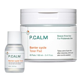 HQ Genuine Coupang Exclusive Picam Barrier Cycle Calming Toner Pad 160ml + Barrier Cycle Toner 30ml Special, 1 Set / 본사정품쿠팡단독 피캄 베리어사이클 진정 토너 패드 160ml + 베리어 사이클 토너 30ml 기획, 1세트