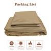 SCOCANOPY Beige Gazebo Replacement Cover Fit for 10X12 Eagle Brooke