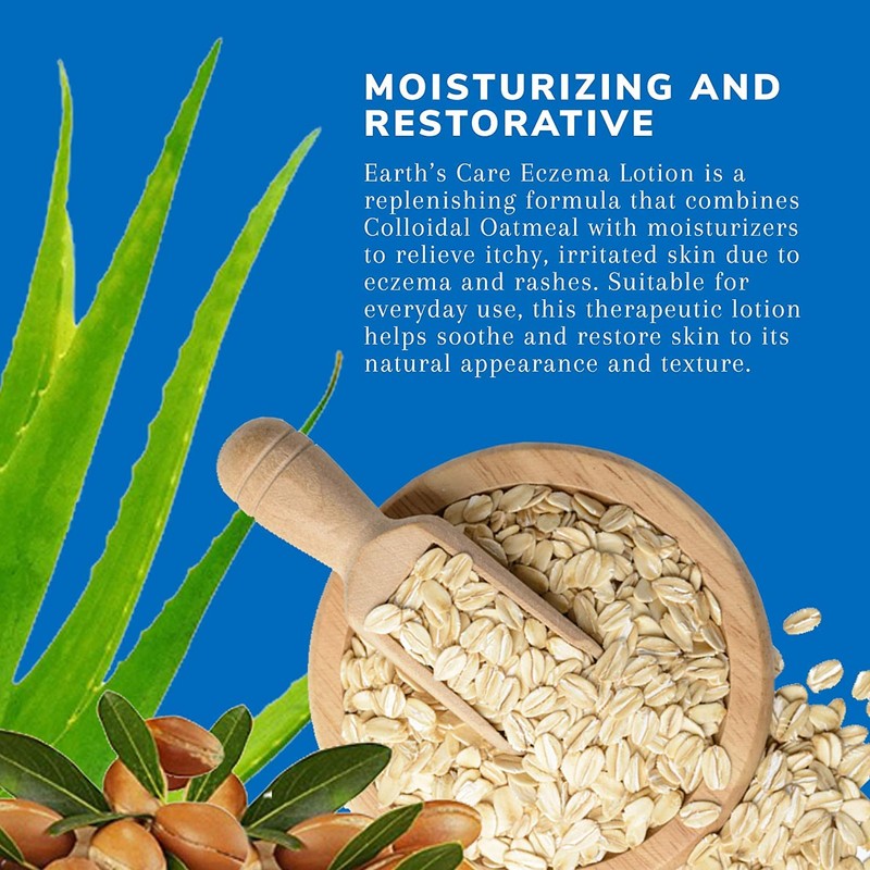 Earth's Care Eczema Lotion - Natural Lotion for Eczema -