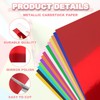 PATIKIL 8.5x11 Inch Metallic Cardstock Paper, 60 Pcs A4 250GSM