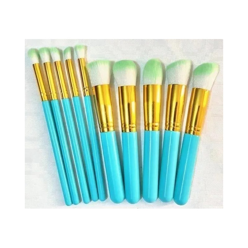 CB Lote (10sets) De 10 Brochas Kabuki Grande Surtidos Mayoreo