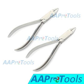 AAPROTOOLS SET OF 2 BIRD BEAK PLIERS DENTAL ORTHODONTIC INSTRUMENTS A+ QUALITY