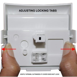 1STec BT Openreach NTE5C MK2 Master + MK4 Faceplate + Back Box - Combination Socket for Fibre Broadband + Filtered Telephone Main Line BT431a for Phone RJ11/RJ45 Data (5c Mark 2 + 4 + Surface Mount)