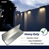 SHONELIGHTING Solar Pool Lights, Color Changing Waterproof Step Lights for